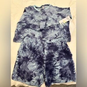 Z by Zella two piece tie dye lounge set